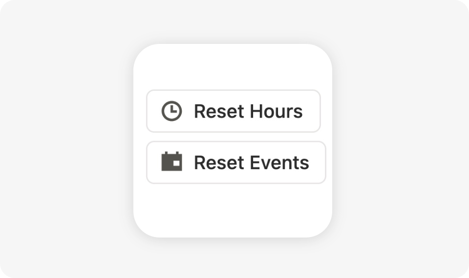 auto reset buttons