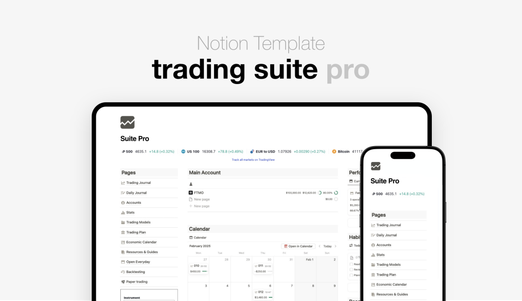 Notion template for investing side project with portfolio tracking, investment projects, research tasks and performance analysis