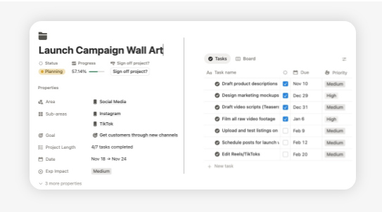 launch a campaign to promote handmade products on the Etsy shop